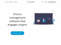 Desktop screenshot for chorusconnection.com