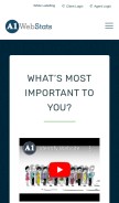 How a1webstats.com looks like on a mobile device such as an iPhone.