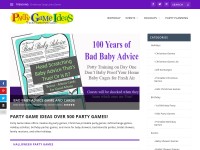 Desktop screenshot for partygameideas.com