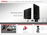 Desktop screenshot for mindray.com