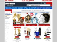 Desktop screenshot for crownawards.com