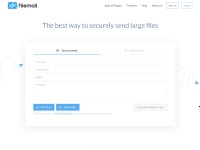 Desktop screenshot for filemail.com