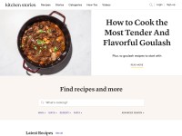 Desktop screenshot for kitchenstories.io
