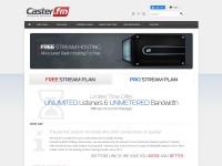 Desktop screenshot for caster.fm