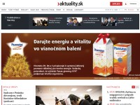 Screenshot of aktuality.sk