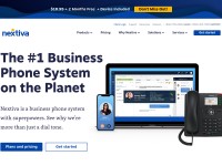 Desktop screenshot for nextiva.com