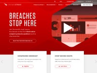 Desktop screenshot for crowdstrike.com