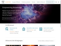 Desktop screenshot for elsevier.com