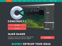 Desktop screenshot for scirra.com