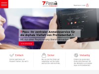Desktop screenshot for 7pass.de