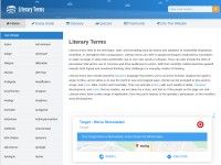 Desktop screenshot for literaryterms.net