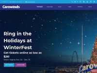 Desktop screenshot for carowinds.com