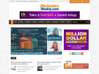 Desktop screenshot for electronicsweekly.com