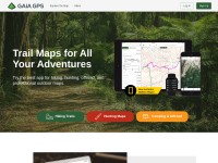 Desktop screenshot for gaiagps.com