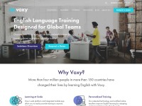 Desktop screenshot for voxy.com
