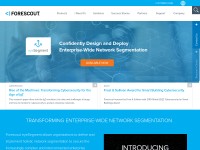 Desktop screenshot for forescout.com