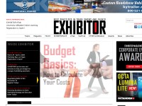 Desktop screenshot for exhibitoronline.com