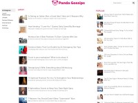 Desktop screenshot for pandagossips.com