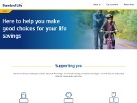 Desktop screenshot for standardlife.com