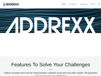 Desktop screenshot for addrexx.com