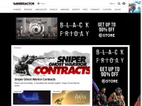 Desktop screenshot for gamereactor.dk