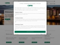 Desktop screenshot for cbre.ie