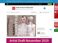 Desktop screenshot for thesimsresource.com