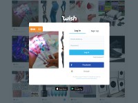 Desktop screenshot for wish.com