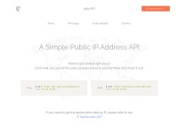 Desktop screenshot for ipify.org