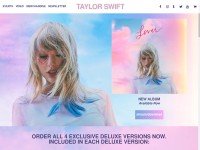 Desktop screenshot for taylorswift.com