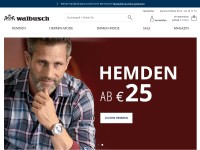 Desktop screenshot for walbusch.de