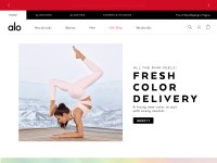 Desktop screenshot for aloyoga.com
