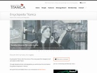 Desktop screenshot for encyclopedia-titanica.org