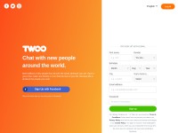 Desktop screenshot for twoo.com
