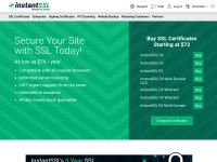 Desktop screenshot for instantssl.com