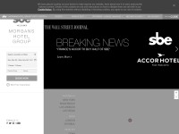 Desktop screenshot for morganshotelgroup.com
