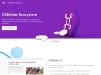 Desktop screenshot for ckeditor.com