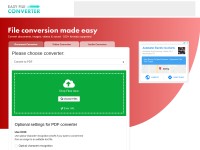 Desktop screenshot for easyfileconverter.org