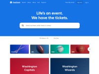 Desktop screenshot for seatgeek.com