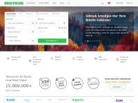 Desktop screenshot for enuygun.com