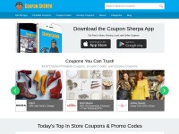 Desktop screenshot for couponsherpa.com
