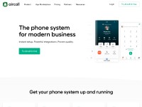 Desktop screenshot for aircall.io
