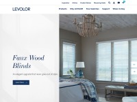 Desktop screenshot for levolor.com