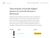 Desktop screenshot for telecomandouniversali.com