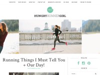 Desktop screenshot for hungryrunnergirl.com