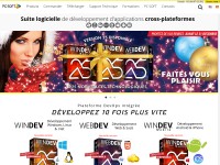 Desktop screenshot for pcsoft.fr