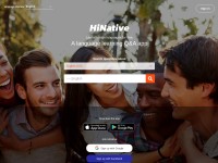 Desktop screenshot for hinative.com