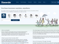 Desktop screenshot for homesite.com