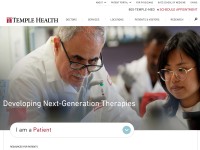Desktop screenshot for templehealth.org