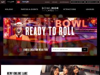 Desktop screenshot for bowlmor.com